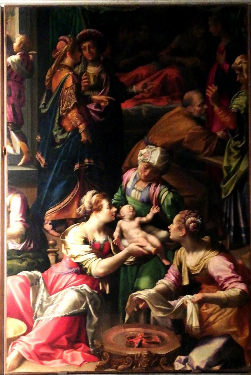 Aurelio Lomi - La nascita di san Giovanni Battista, chiesa di s. Siro a Genova